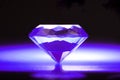 Purple Diamond Royalty Free Stock Photo