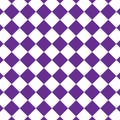 purple diamond checkered pattern with modern seamless geometric design Royalty Free Stock Photo