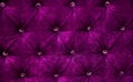 Purple diamond pattern velvet upholstery background Royalty Free Stock Photo