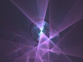 Purple diamond shining effect technology backgound Royalty Free Stock Photo