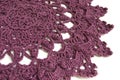 purple doily Royalty Free Stock Photo