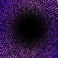 Purple dots on abstract black background Royalty Free Stock Photo