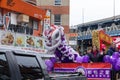 Purple dragon at the 25th Annual Chinese Lunar New Year Parade and Festival