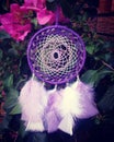 Purple dreamcatcher