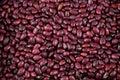 Purple dried beans. Royalty Free Stock Photo