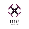 Purple drone logo