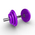 Purple Dumbell