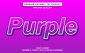 Purple editable text effect Royalty Free Stock Photo