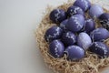 Easter eggs with floral decor