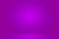 Purple empty room studio gradient used for background and display your product