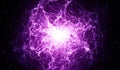 purple energy field abstract background