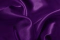 Purple fabric cloth texture for background and design art work, beautiful crumpled pattern of silk or linen Royalty Free Stock Photo