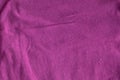 Purple fabric with large folds texture linen natural cotton decorative canvas background Royalty Free Stock Photo