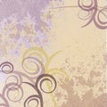 Purple faded swirl background