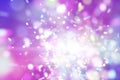 Purple fairy explosion particles