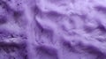Purple Faux Fur Fabric On White Wall - High Quality Photo