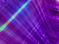 Purple feather on a blue background. Colorful lights on abstract background. Abstract pattern on the wall with shadows from Royalty Free Stock Photo