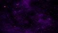 Purple fire embers particles texture overlays . Explosion burn on isolated black background. Stock illustration. Design element Royalty Free Stock Photo