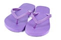 Purple Flip Flops Royalty Free Stock Photo