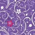 Purple Floral Background