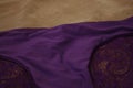 Purple floral lace panty