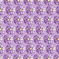 Purple floral texturised background