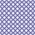 Purple flower mosaic detailed seamless textured pattern background