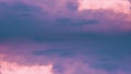 Purple fluffy clouds formation 4k timelapse opener intro