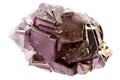 Purple Fluorite crystal