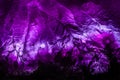 purple fluorite crystal