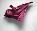 Purple flying fabric