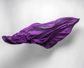 Purple flying fabric