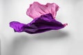 Purple flying fabric