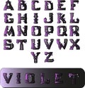 Purple font in weapon style