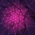Purple fractal design