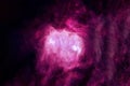 Purple galaxy in deep space. Elements of this image were furnished by NASA Royalty Free Stock Photo