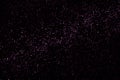 Purple galaxy space background. Glowing stars in space. Celebration background concepts. Royalty Free Stock Photo