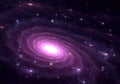 Purple galaxy.