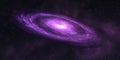 Purple Galaxy Stunning Space Background Image Royalty Free Stock Photo