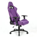 A Purple Gaming Chair Isolated on White Background Royalty Free Stock Photo
