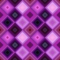 Purple geometric diagonal square pattern - vector mosaic tile background design Royalty Free Stock Photo