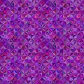 Purple geometrical stripe mosaic tile pattern background - vector floor graphic Royalty Free Stock Photo