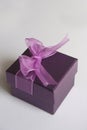 Purple gift box