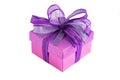 a purple gift box