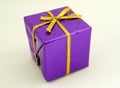 Purple Giftbox Royalty Free Stock Photo
