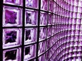 Purple Glass Block Royalty Free Stock Photo