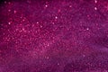 Purple glitter background, Purple abstract background with blurred bokeh, Abstract bokeh lights with soft light background. Royalty Free Stock Photo