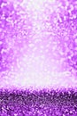 Purple glitter Halloween background, birthday dance club, Mardi Gras masquerade carnival, ladies night or Christmas Royalty Free Stock Photo