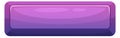 Purple glossy button. Bright mobile interface element