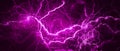 Purple glowing lightning Royalty Free Stock Photo